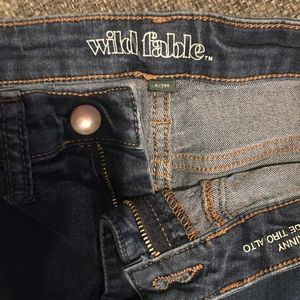Wild fable high-rise skinny